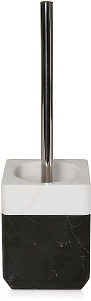 Möve WC-Garnitur Toilettenbürste Black & White, Marmor günstig online kaufen