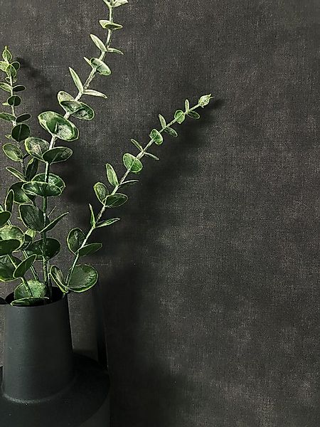 Newroom Vliestapete Paraiso Uni Black Tapete Universal Unifarbe,Struktur,Mo günstig online kaufen