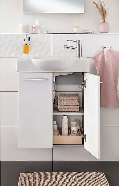 FACKELMANN Waschbeckenunterschrank SBC Badmöbel für Gäste-WC, Breite ca. 55 günstig online kaufen