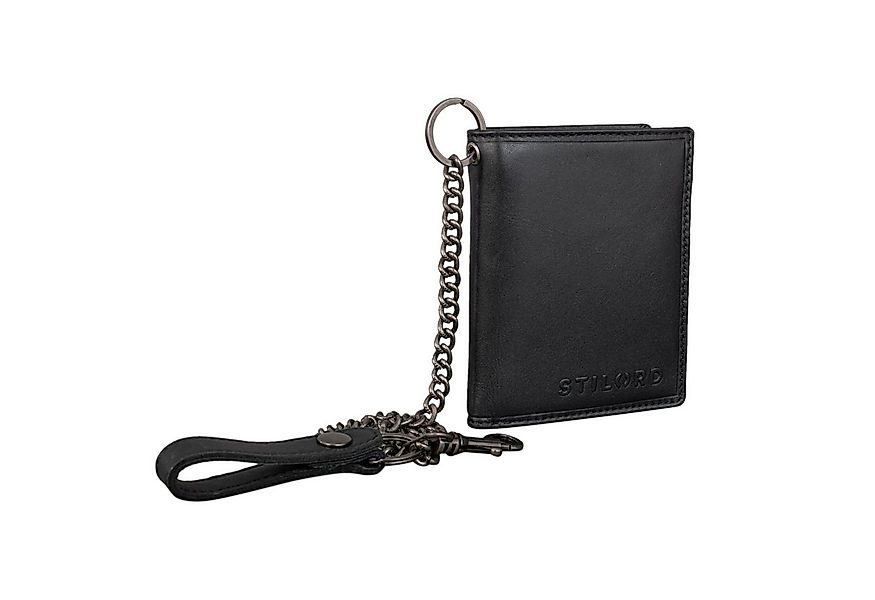 STILORD Geldbörse "Mick" Biker Geldbeutel mit Kette Herren Echtleder mit RF günstig online kaufen