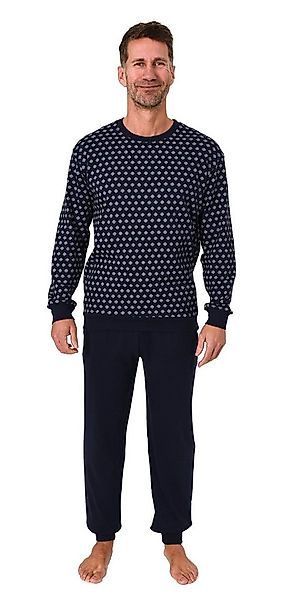 Normann Pyjama Normann Herren Schlafanzug in warmer Kuschel Interlock Quali günstig online kaufen