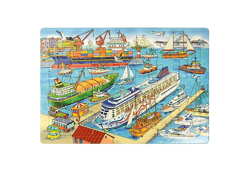 EDUPLAY Lernspielzeug Puzzle Hafen günstig online kaufen