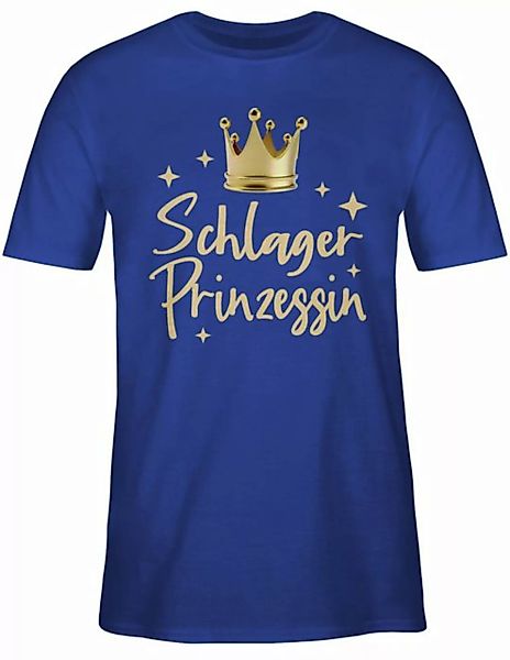 Shirtracer T-Shirt Schlager Prinzessin - Schlagerparty Konzert Volksmusik S günstig online kaufen