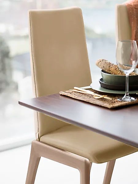 Stressless® Polsterstuhl »Laurel« () High Back, Größe M, mit abgerundeten B günstig online kaufen