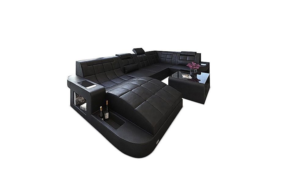 Sofa Dreams Wohnlandschaft Leder Ledercouch Sofa günstig online kaufen