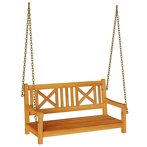 vidaXL 2-Sitzer Garten Schwingbank 110x56x58 cm aus solidem Akazienholz 410 günstig online kaufen