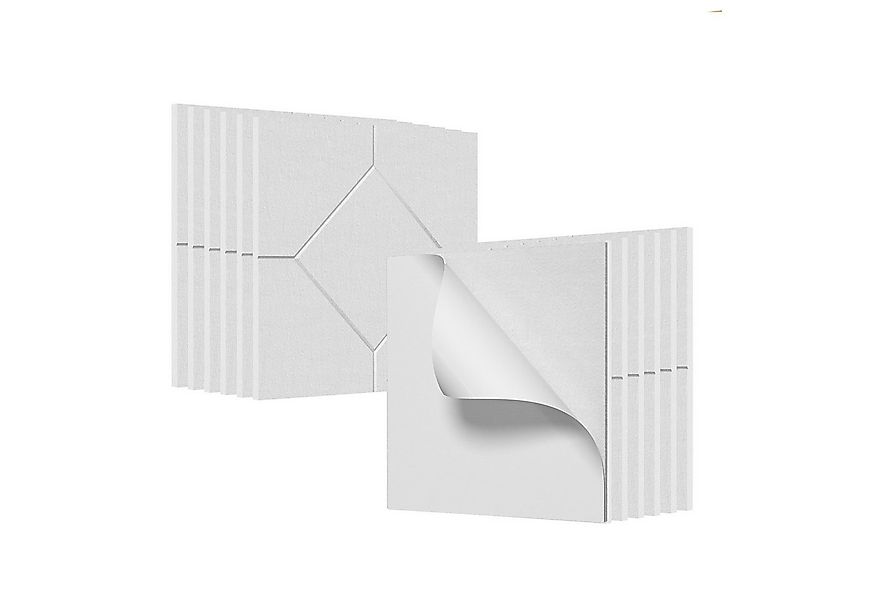 FIVMEN Wandpaneel Akustikpaneele Wand Selbstklebend Schalldämmung 3D Wandve günstig online kaufen