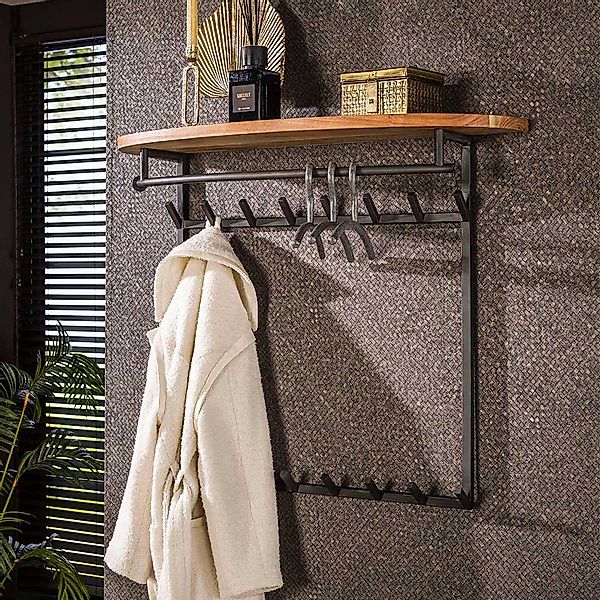 Wandgarderobe Hängegarderobe für die Wandmontage mit festen Haken günstig online kaufen