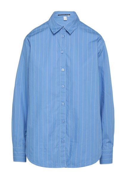 QS Langarmbluse Bluse Oversized-Hemdbluse mit Nadelstreifen günstig online kaufen