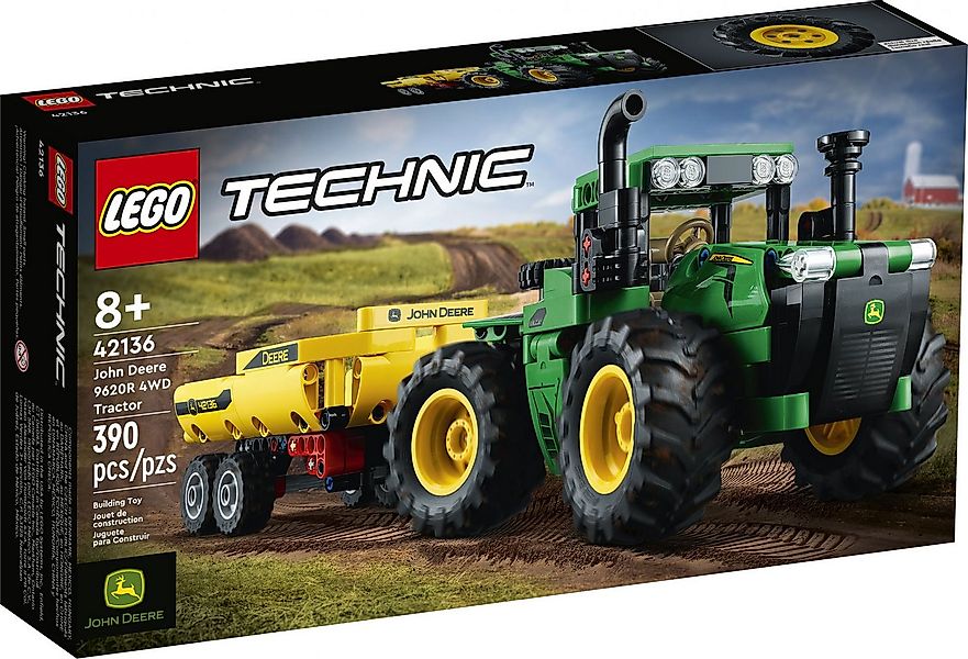 LEGO® LEGO® Technic 42136 John Deere 9620R 4WD Tractor Konstruktionsspielst günstig online kaufen