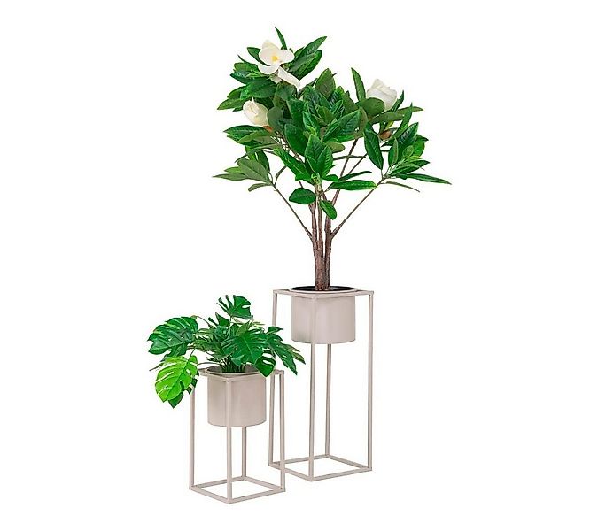 ebuy24 Allzweckkorb Marla 2 Stk. Blumenständer graubeige. (2 St) günstig online kaufen