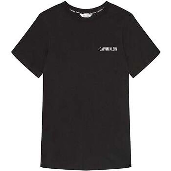 Calvin Klein Jeans  T-Shirts & Poloshirts Logo Print Crew T-Shirt Black günstig online kaufen