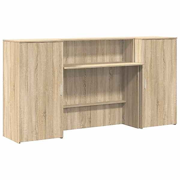 vidaXL Empfangstheke Sonoma-Eiche 200x50x103,5 cm Holzwerkstoff 3324216 günstig online kaufen
