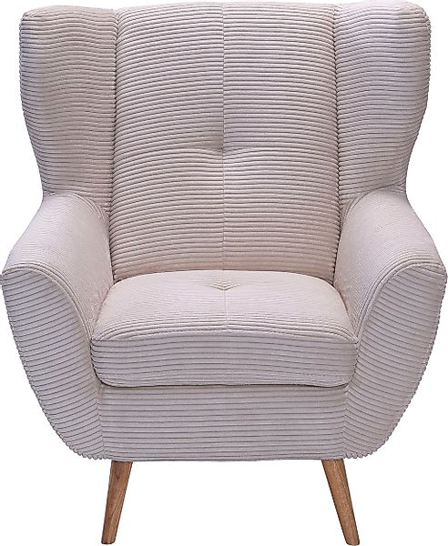 exxpo - sofa fashion Sessel "ALVESTA, Ohrensessel, Loungesessel mit hohem S günstig online kaufen