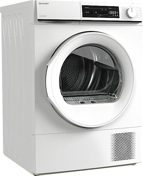 Sharp Wärmepumpentrockner "KD-NHA0S6GWWD-DE" 10kg / EEK D / 3 Tasten / Glas günstig online kaufen