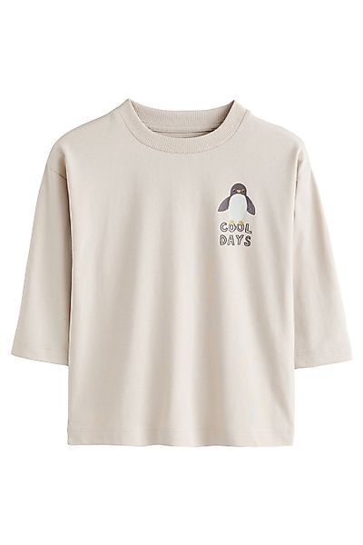 Next Langarmshirt Langarmshirt mit Rückenprint (1-tlg) günstig online kaufen