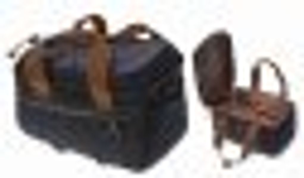 Gepäckträgertasche "Miles" - schwarz/braun günstig online kaufen