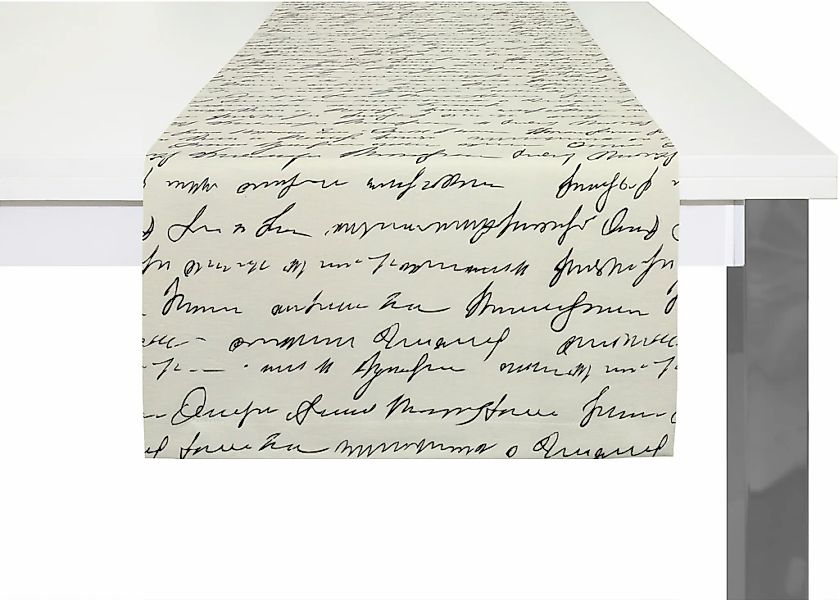 Adam Tischläufer "Scribble" aus Bio-Baumwolle,Made in Germany günstig online kaufen