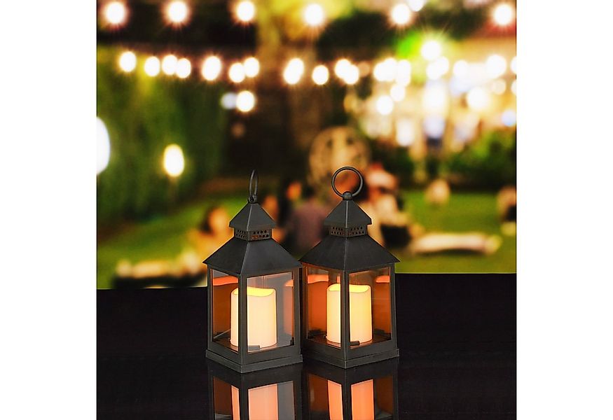 relaxdays LED Laterne 4 x LED Laterne günstig online kaufen