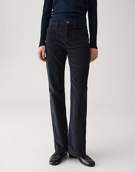 OPUS Stoffhose EBBI CORDUROY aus Feincord Mid Rise, Long, aufgesetzte Tasch günstig online kaufen