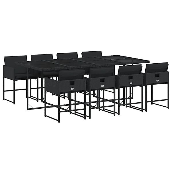 vidaXL Garten-Essgruppe 9-tlg. Garten-Essgruppe mit Kissen günstig online kaufen