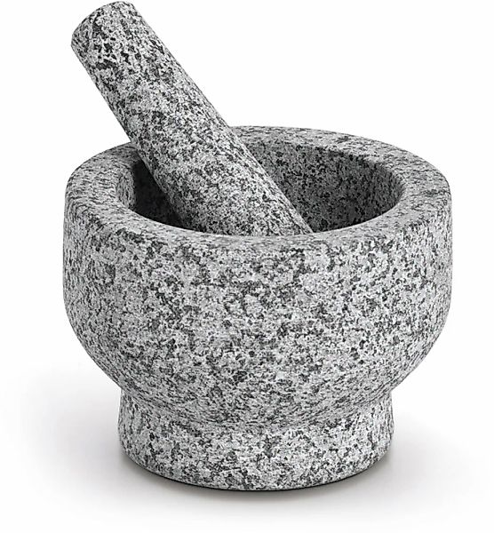 Zeller Present Mörser "& Stößel-Set, Granit, grau" natürliches Material, 2, günstig online kaufen