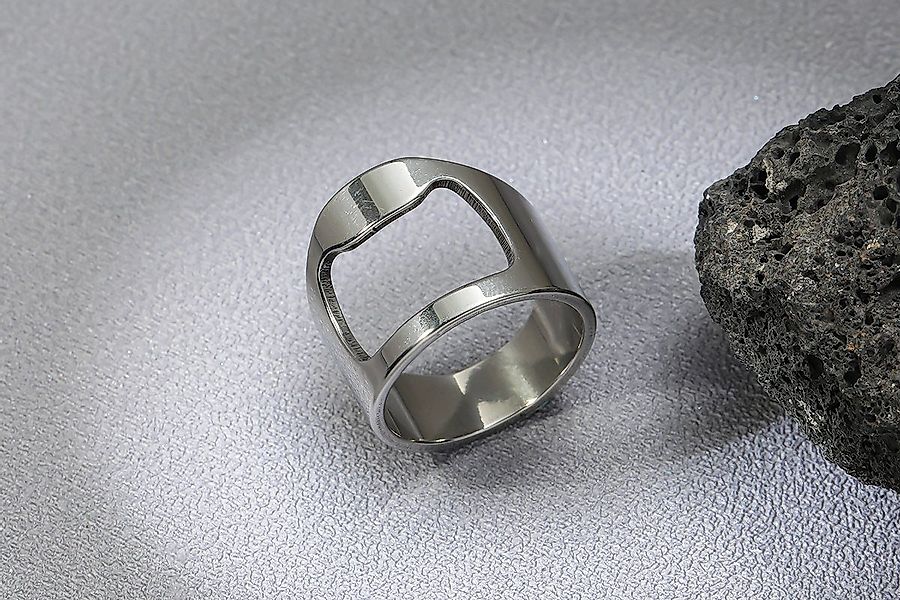 Eyecatcher Fingerring Flaschenöffner Ring aus robustem günstig online kaufen