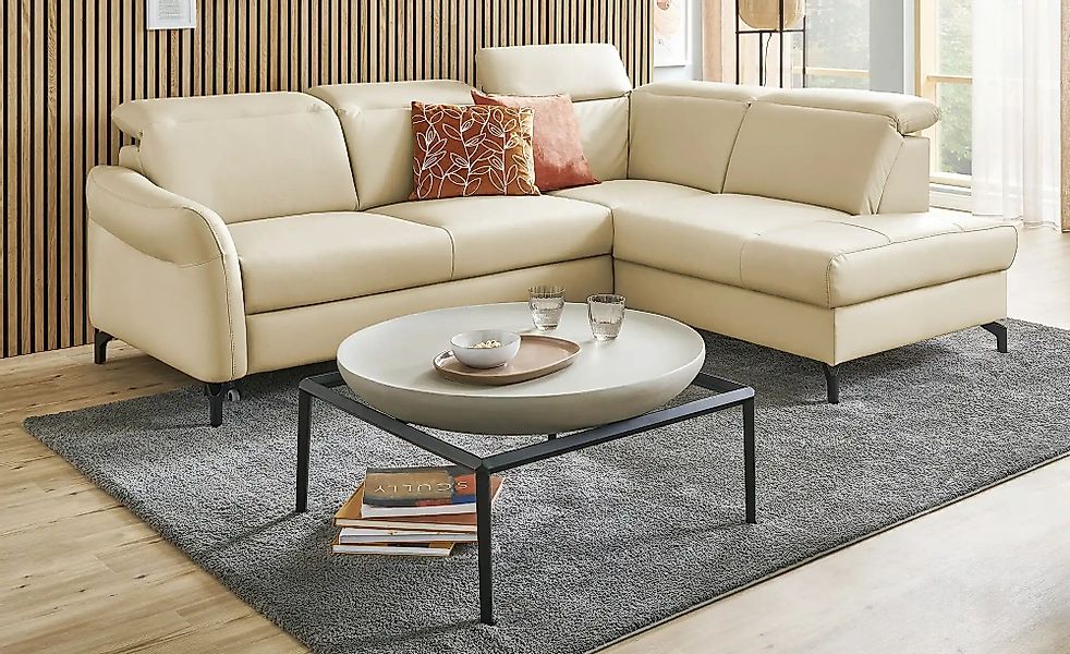 uno Ecksofa  Basel ¦ beige ¦ Maße (cm): B: 243 H: 100 T: 200.0 Polstermöbel günstig online kaufen