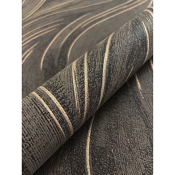 Newroom Vliestapete Vitucci Braun Wellen Modern Strukturiert FSC® günstig online kaufen