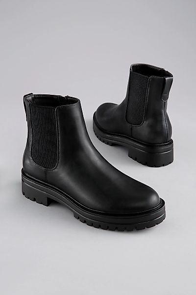 Aniston SHOES Chelseaboots, Stiefelette, Blockabsatz, mit breitem Stretch - günstig online kaufen