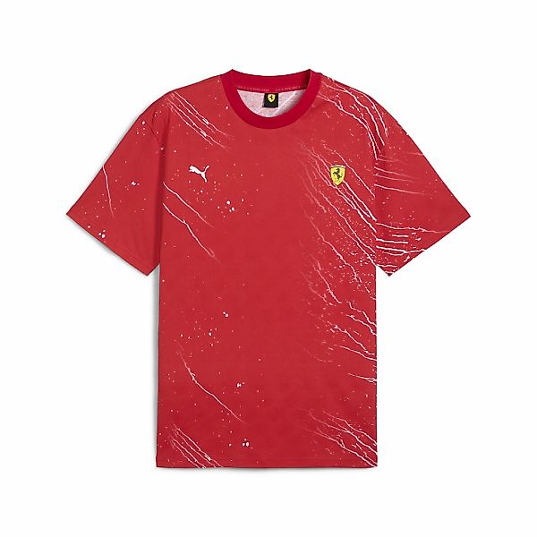 PUMA T-Shirt "Scuderia Ferrari HP Race Color Splash T-Shirt mit Allover-Pri günstig online kaufen