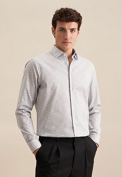 seidensticker Businesshemd "Regular" Regular Langarm Kentkragen Druck günstig online kaufen