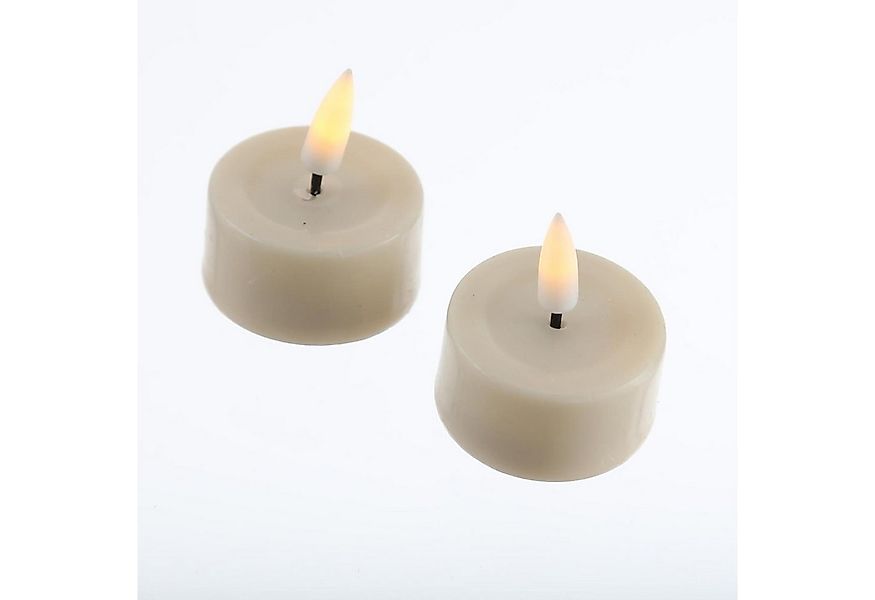 Deluxe Homeart LED-Kerze LED Teelichter Mia flackernd inkl. Batterien D: 4, günstig online kaufen