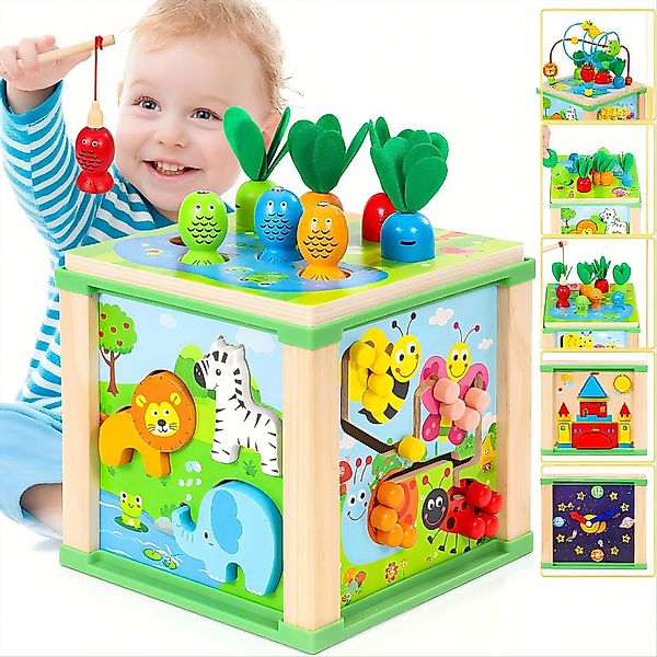 POPOLIC Motorikwürfel Motorikspielzeug Motorikspielzeug ab 1 günstig online kaufen