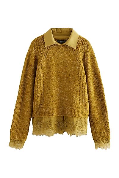 Next Strickpullover Strickpullover mit Kragen mit günstig online kaufen