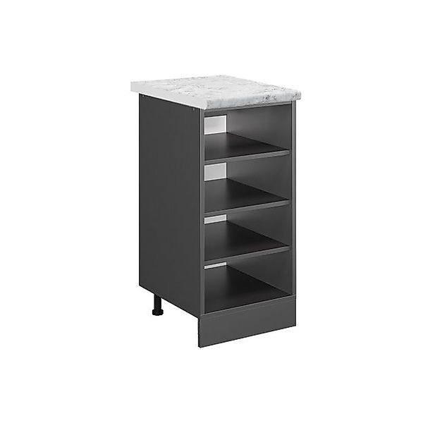 Vicco Küchenregal R-Line Offener Küchenschrank Anthrazit/Anthrazit AP Marmo günstig online kaufen