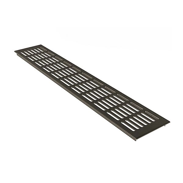 MS Beschläge Zuluftgitter 100 x 600 mm Heizungsdeckel Braun Eloxiert günstig online kaufen