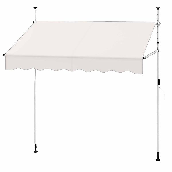 COSTWAY Klemmmarkise 200x210cm höhenverstellbar, für Balkon günstig online kaufen