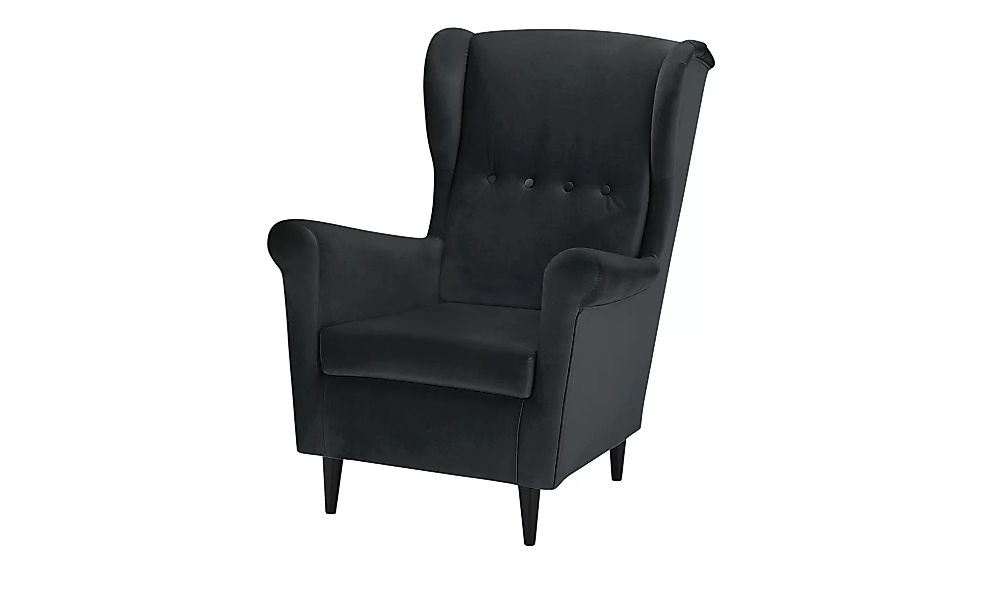 smart Sessel  Hubertine - schwarz - 82 cm - 102 cm - 89 cm - Polstermöbel > günstig online kaufen