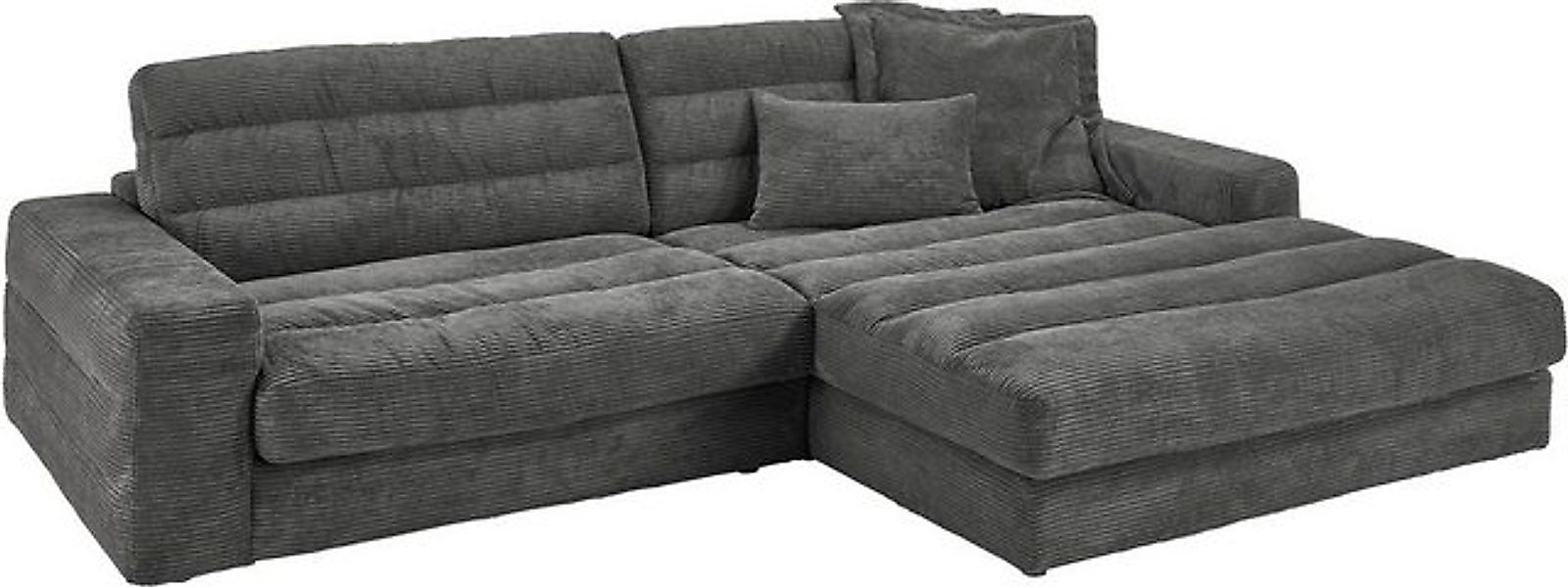 3C Candy Ecksofa Stripes Mega-Sofa, bequem und komfortabel, L-Form, Lose Rü günstig online kaufen