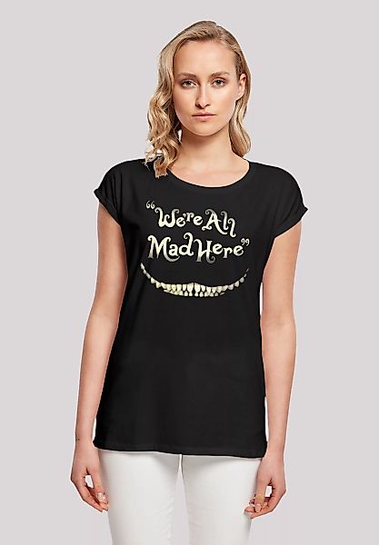F4NT4STIC T-Shirt "Disney Alice im Wunderland Mad Here Smile" günstig online kaufen
