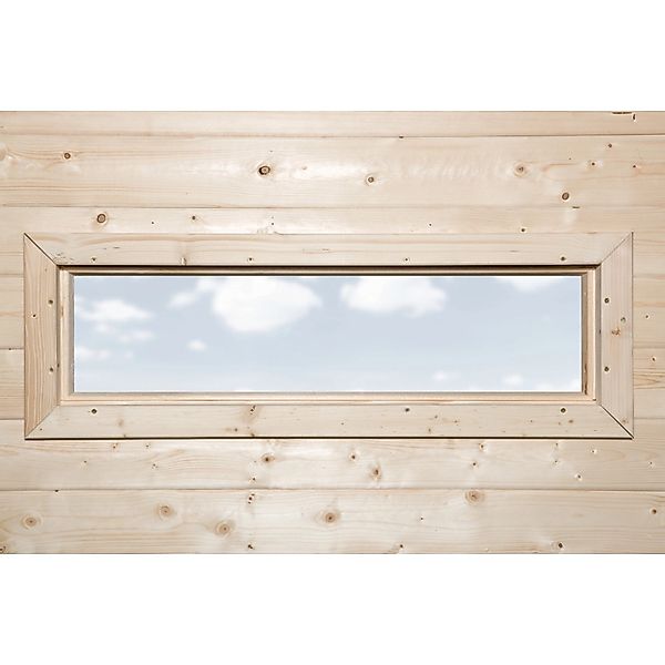 Weka Einzelfenster Natur B x H: 125 x 40 cm für Wandstärke 21/28 mm günstig online kaufen