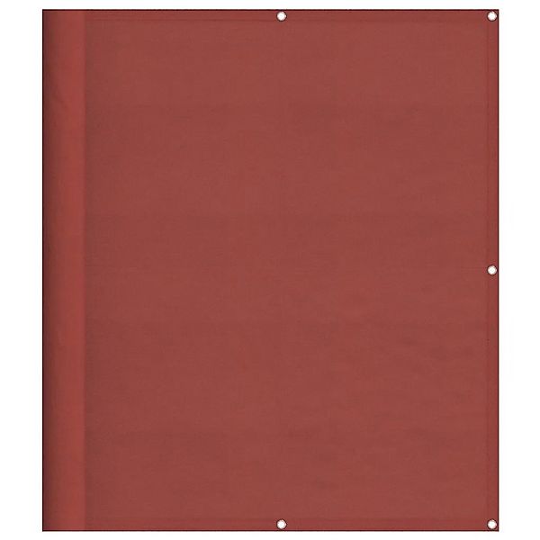 vidaXL Balkon-Sichtschutz Terrakotta 120x800 cm 100 % Polyester-Oxford 4200 günstig online kaufen