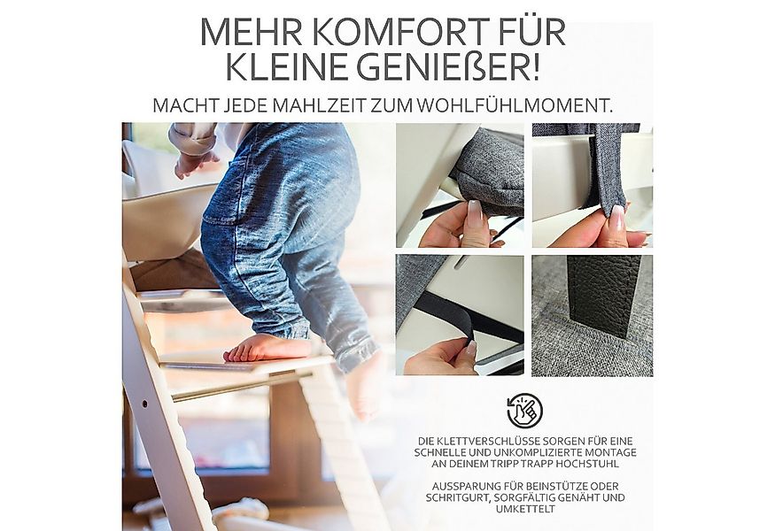 BambiniWelt by Rafael K. Hochstuhlauflage Ersatzbezug Bezug Sitzkissen komp günstig online kaufen