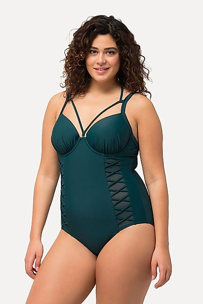 Ulla Popken Badeanzug Badeanzug Neckholder Softcups günstig online kaufen