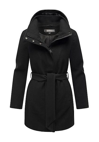 Marikoo Kurzmantel Katalinaa Eleganter Wickel Mantel mit Taillengürtel und günstig online kaufen