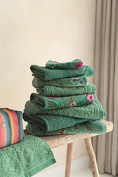 PiP Studio Handtuch Tile Pip Green günstig online kaufen