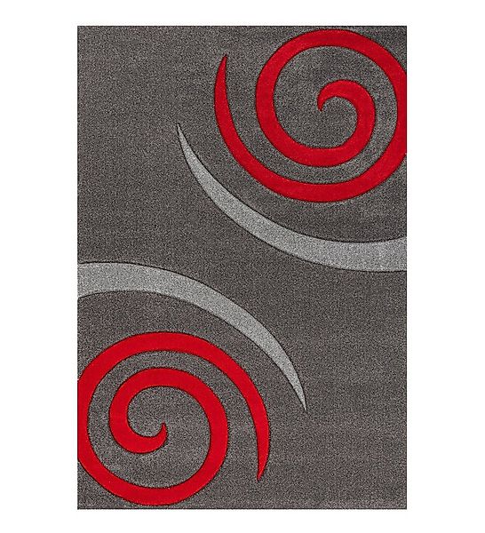 Vimoda Frisé-Teppich Konturenschnitt aus Hand, Rechteckig, Höhe: 13 mm, spi günstig online kaufen