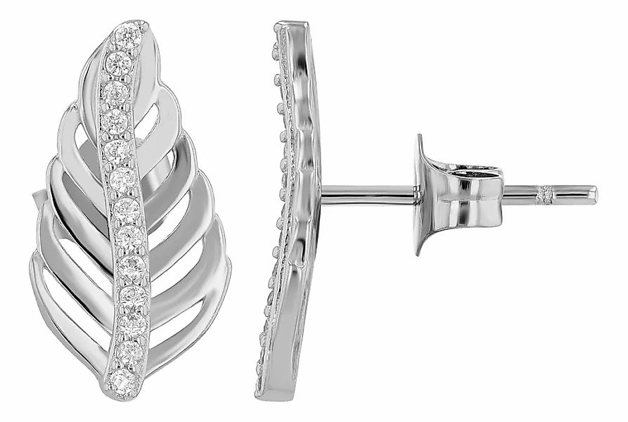 Adelia´s Paar Ohrhänger "Damen Ohrringe – Ohrstecker aus 925 Silber mit Zir günstig online kaufen