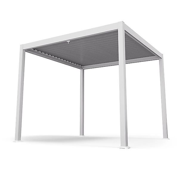 Blumfeldt LuminaHaven Pavillon 3x3 m Verzinktes Lamellen-Stahldach Schützt günstig online kaufen